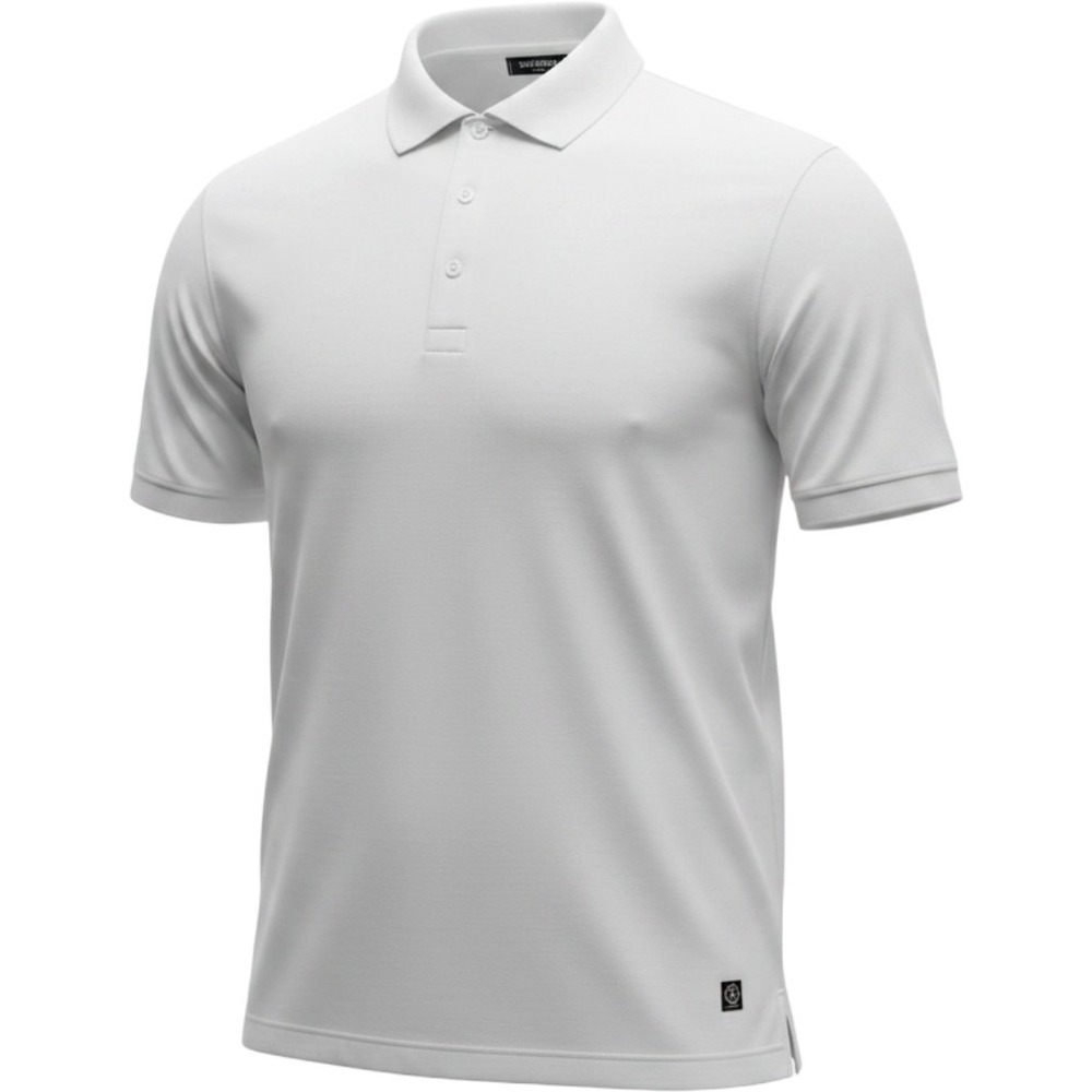 Todd Snyder Polo Shirt Mens XL White Cotton Lyocell Stretch Short Sleeve Casual